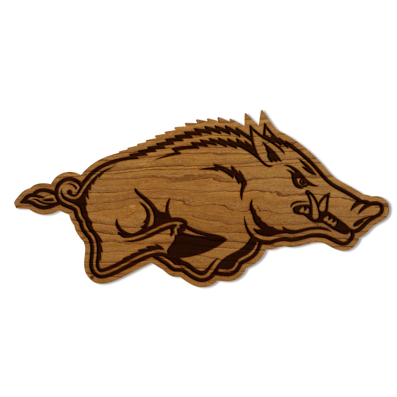 LazerEdge Washington State Cougars Wooden Wall Art – Officially Licensed College Decor – Laser-Etched Hanging Sign – Cherry Wood