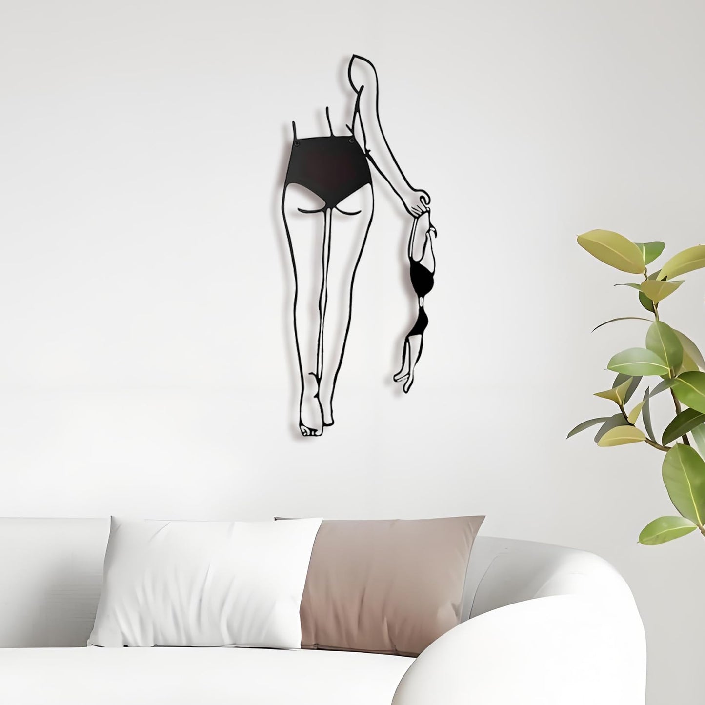 3D Metal Hummingbird Wall Art, Black Outdoor Decor, Waterproof(12.3"x16.5")