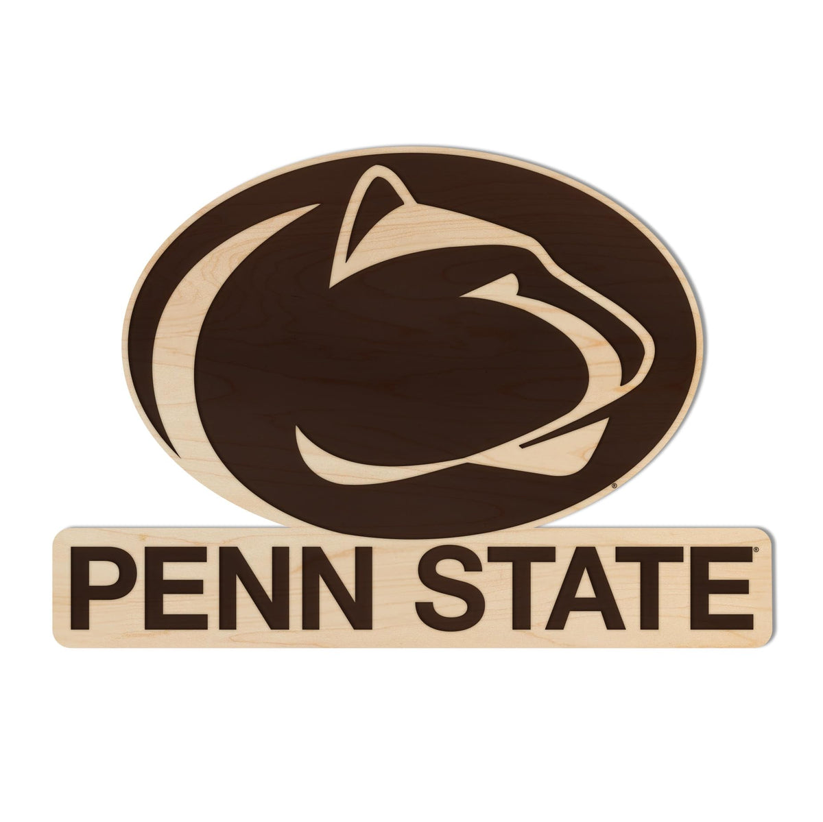 LazerEdge Washington State Cougars Wooden Wall Art – Officially Licensed College Decor – Laser-Etched Hanging Sign – Maple Wood