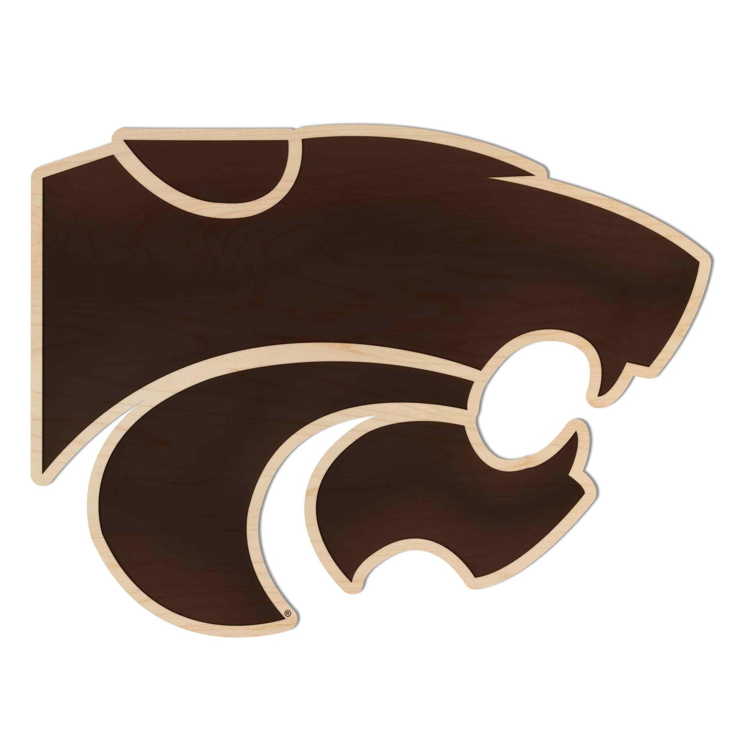 LazerEdge Washington State Cougars Wooden Wall Art – Officially Licensed College Decor – Laser-Etched Hanging Sign – Maple Wood