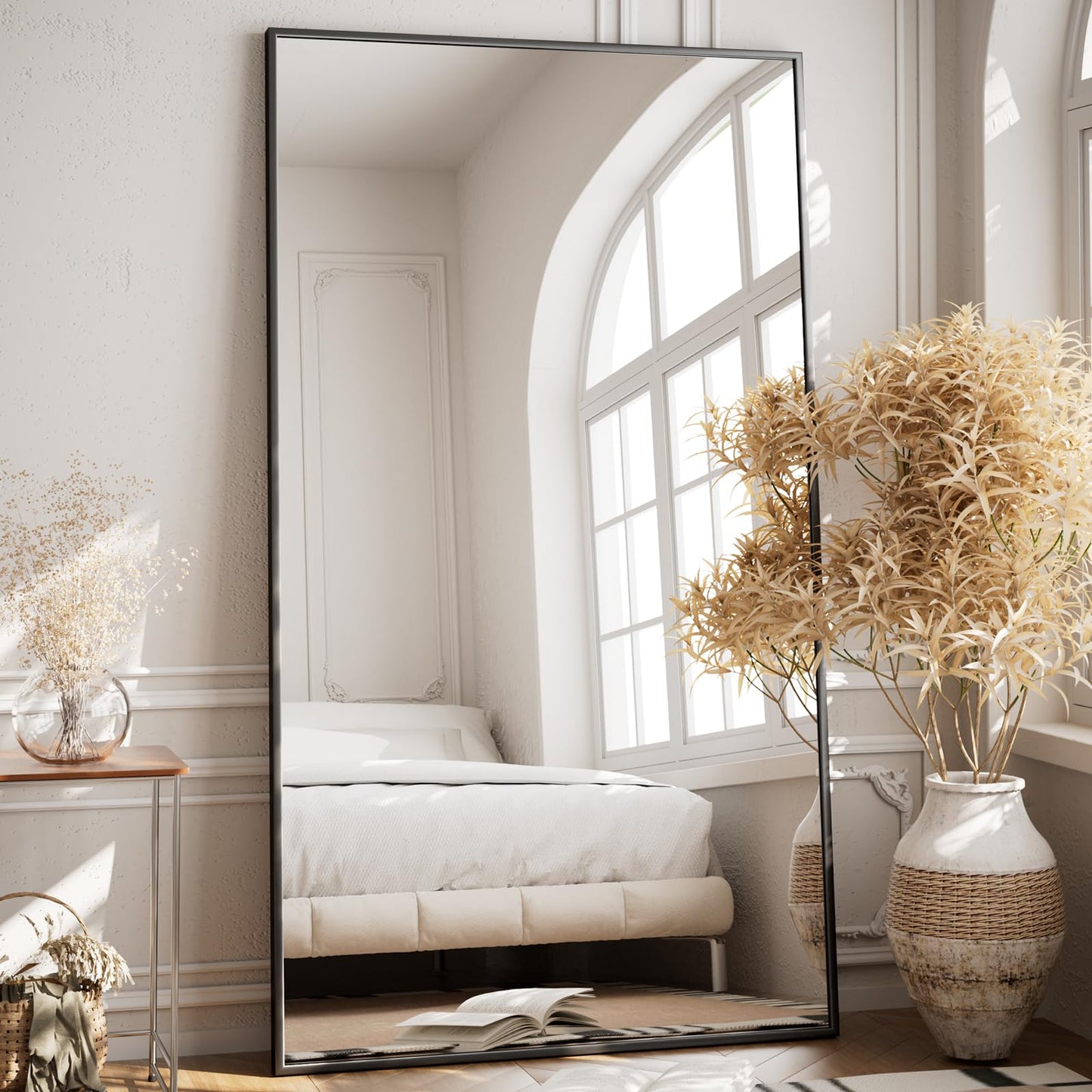 VooBang Large Full Length Mirror 78" x 35" - Shatterproof Black