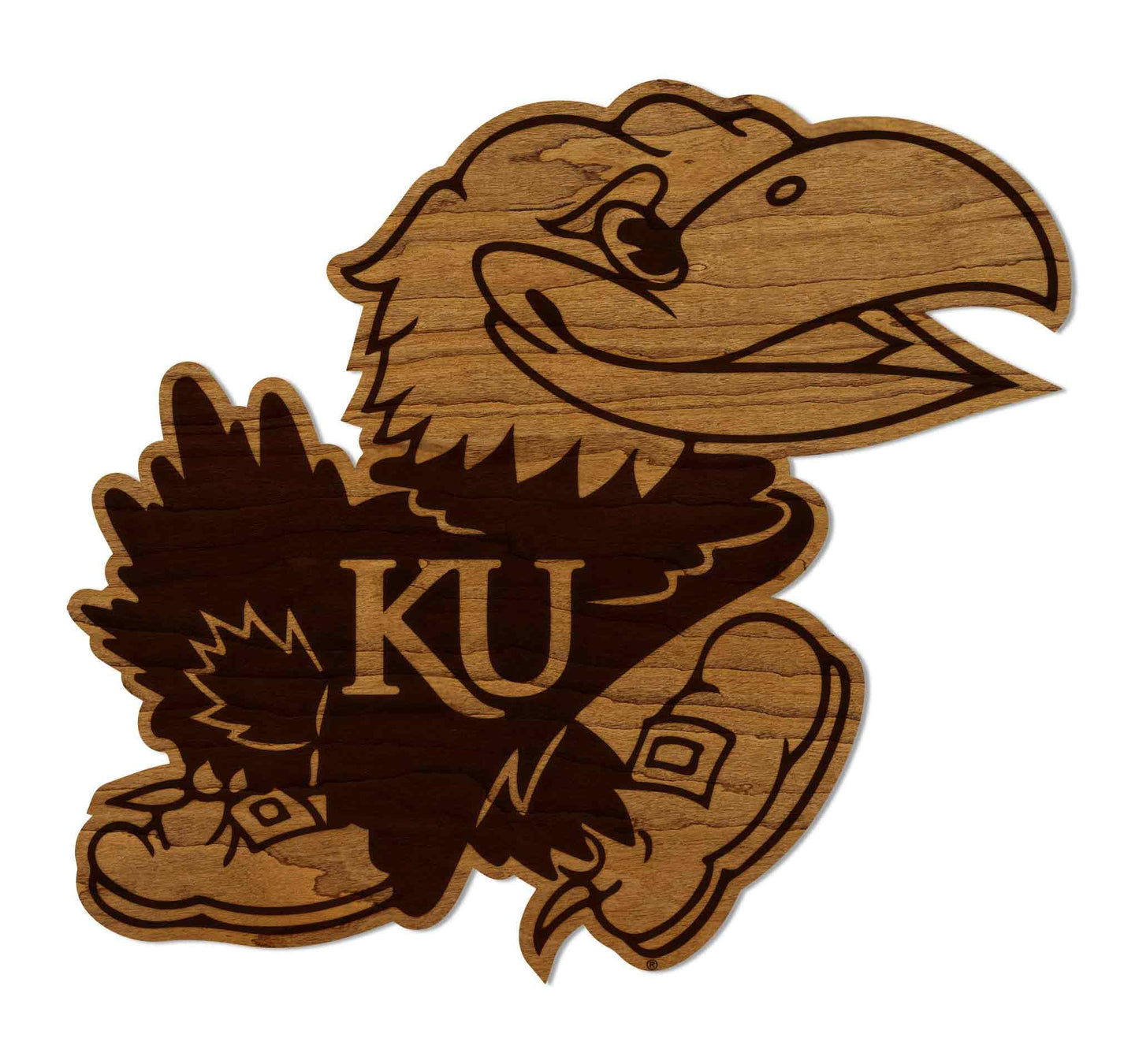 LazerEdge Wake Forest Demon Deacons Wooden Wall Art – Officially Licensed College Decor – Laser-Etched Hanging Sign – Cherry Wood