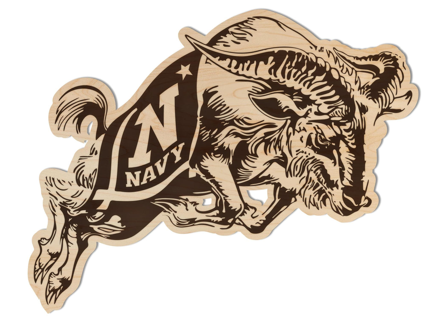 LazerEdge Washington State Cougars Wooden Wall Art – Officially Licensed College Decor – Laser-Etched Hanging Sign – Maple Wood