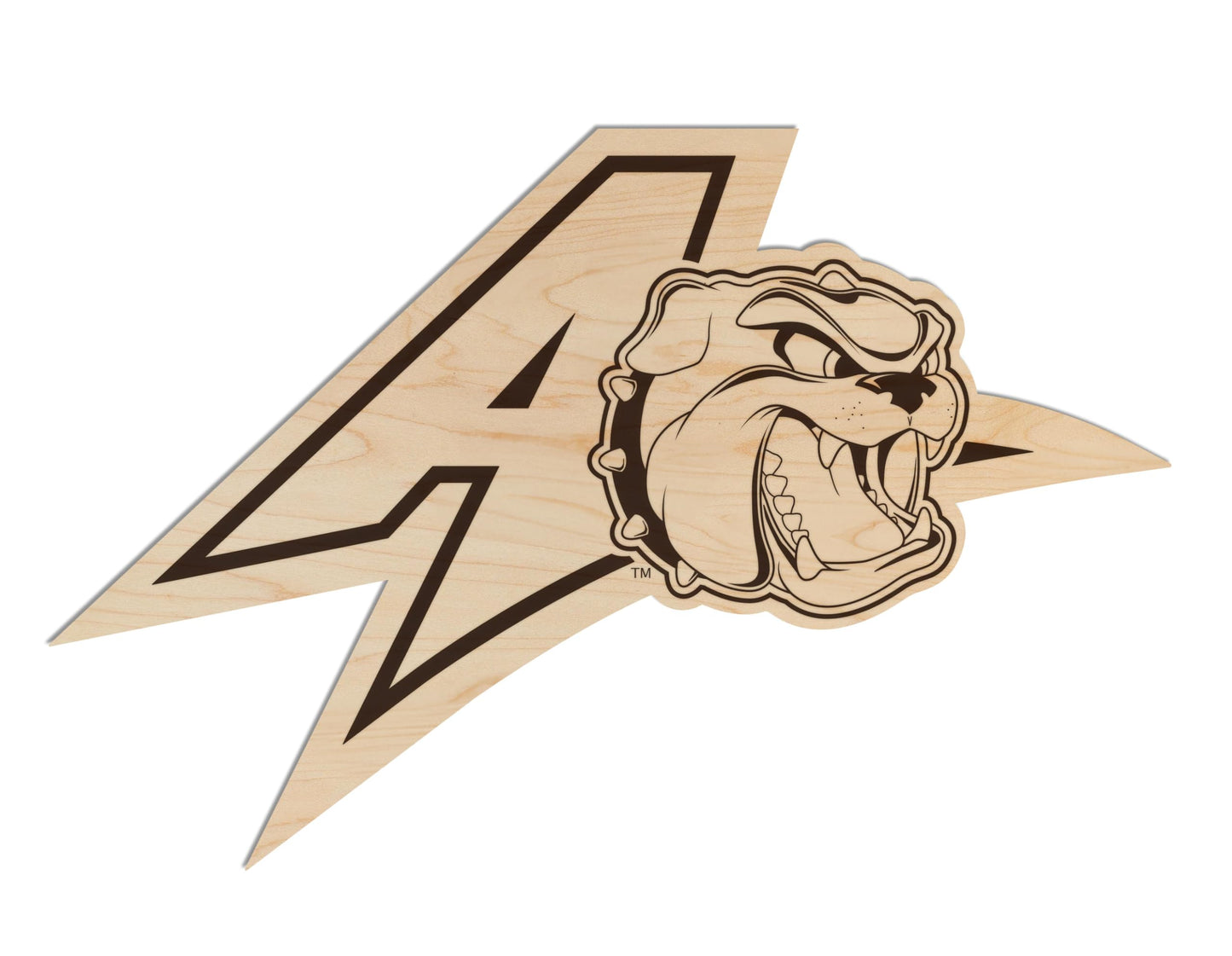 LazerEdge Washington State Cougars Wooden Wall Art – Officially Licensed College Decor – Laser-Etched Hanging Sign – Maple Wood