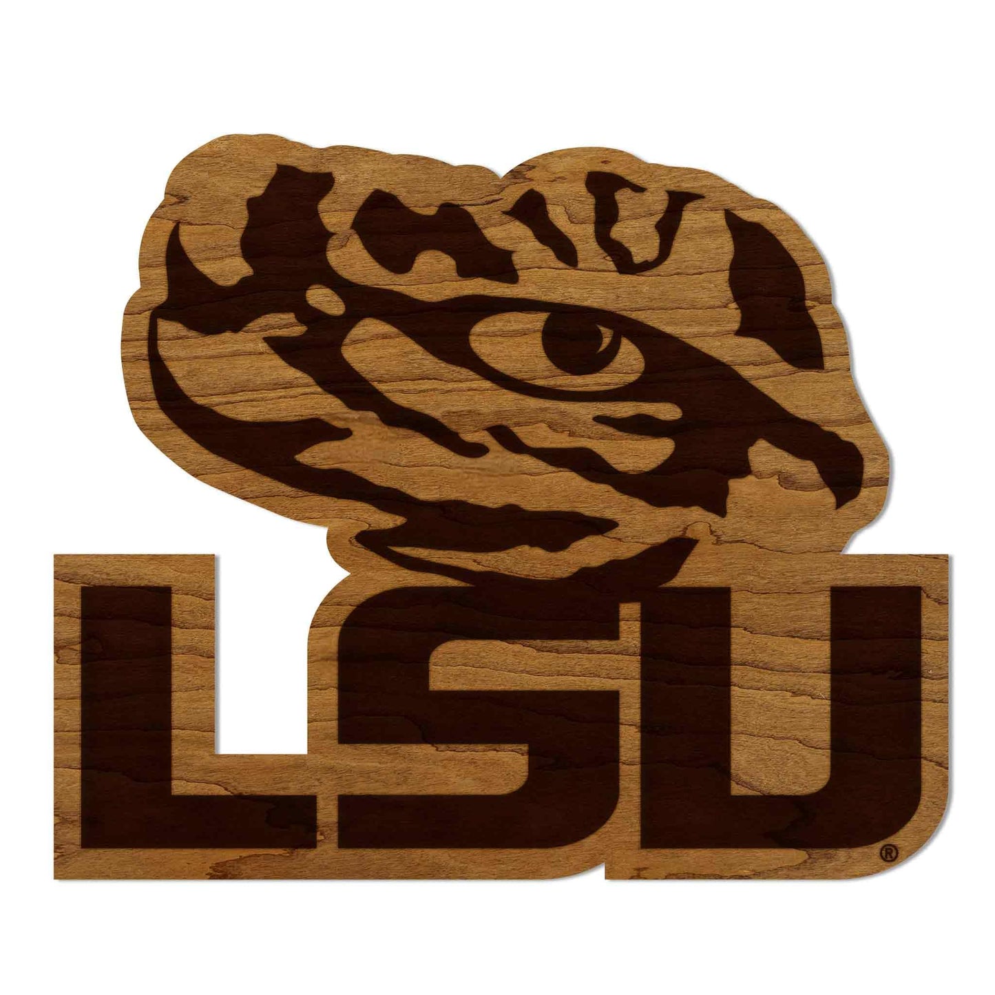 LazerEdge Kansas State Wildcats Wooden Wall Art – Officially Licensed College Decor – Laser-Etched Hanging Sign – Cherry Wood