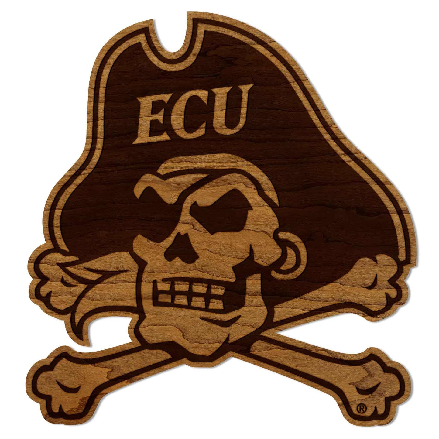 LazerEdge Wake Forest Demon Deacons Wooden Wall Art – Officially Licensed College Decor – Laser-Etched Hanging Sign – Cherry Wood