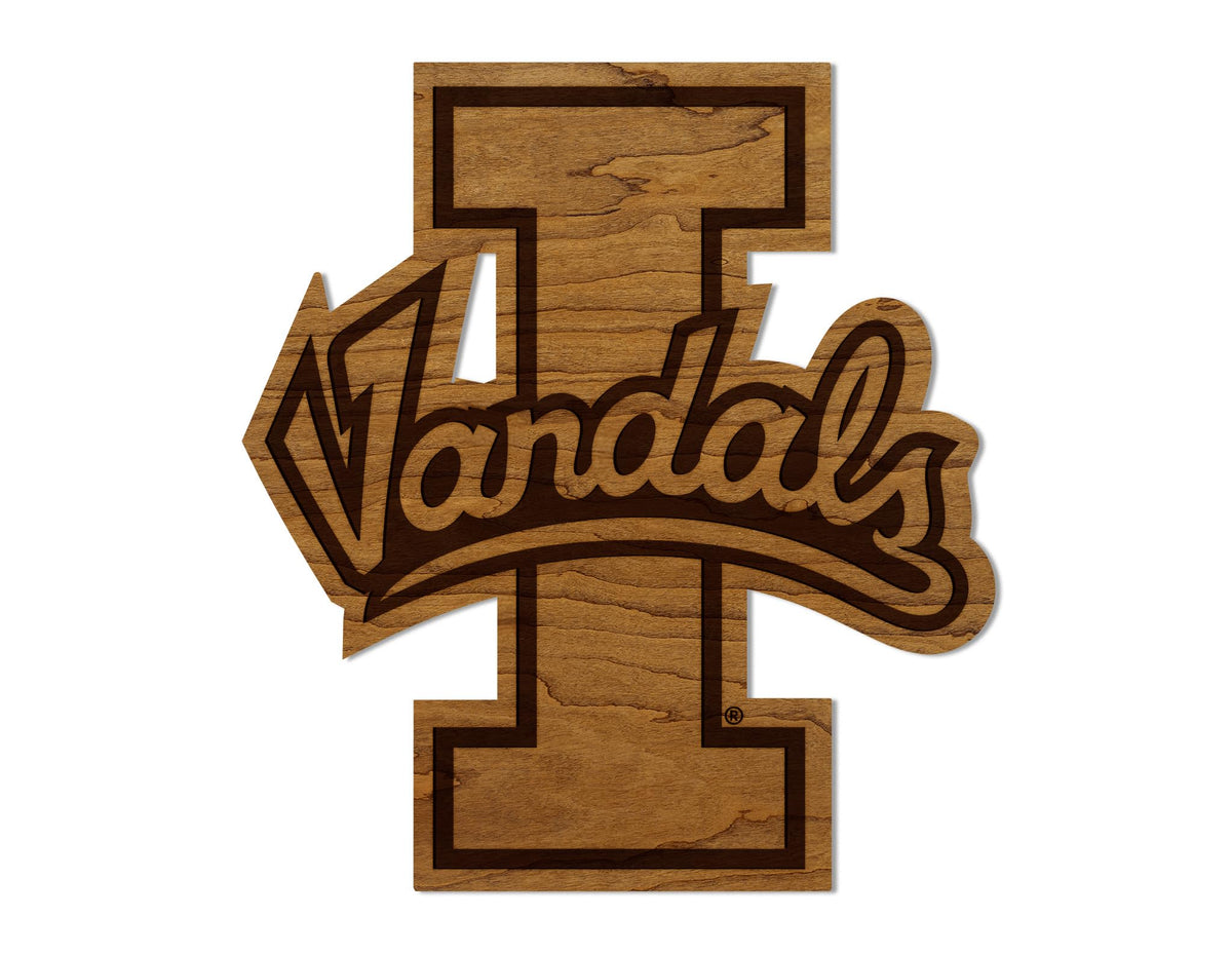 LazerEdge Kansas State Wildcats Wooden Wall Art – Officially Licensed College Decor – Laser-Etched Hanging Sign – Cherry Wood