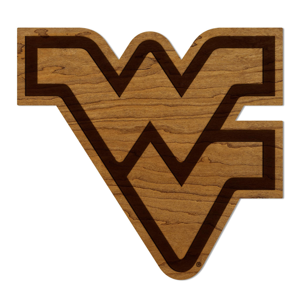 LazerEdge Miami Redhawks Wooden Wall Art – Officially Licensed College Decor – Laser-Etched Hanging Sign – Cherry Wood