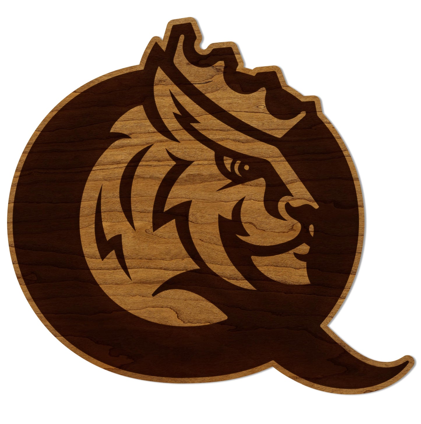 LazerEdge Wake Forest Demon Deacons Wooden Wall Art – Officially Licensed College Decor – Laser-Etched Hanging Sign – Cherry Wood