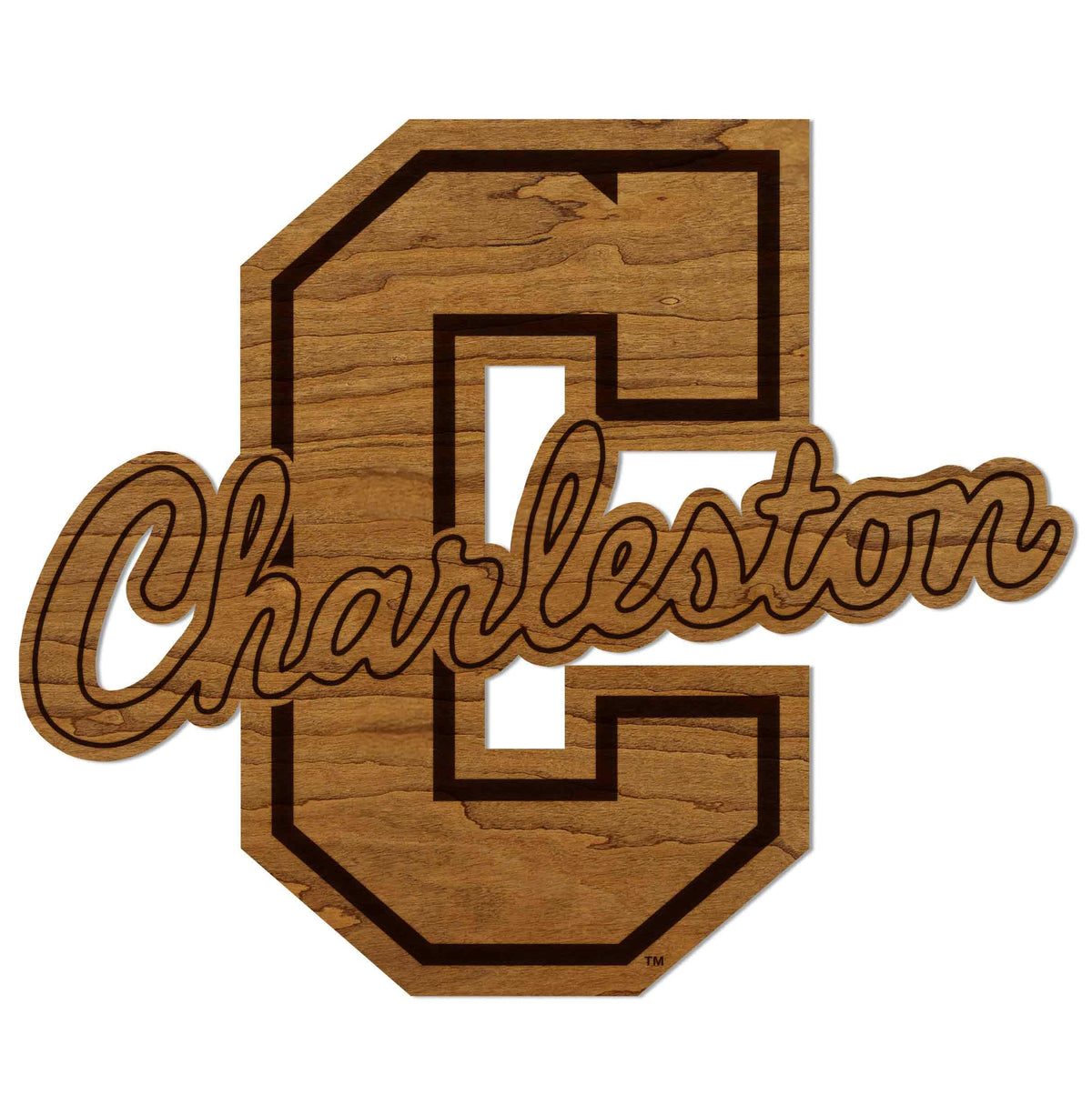 LazerEdge Wake Forest Demon Deacons Wooden Wall Art – Officially Licensed College Decor – Laser-Etched Hanging Sign – Cherry Wood