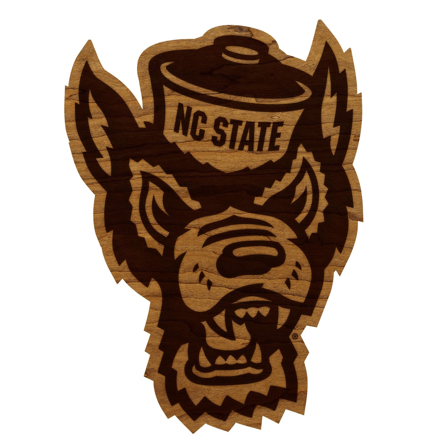 LazerEdge Washington State Cougars Wooden Wall Art – Officially Licensed College Decor – Laser-Etched Hanging Sign – Cherry Wood