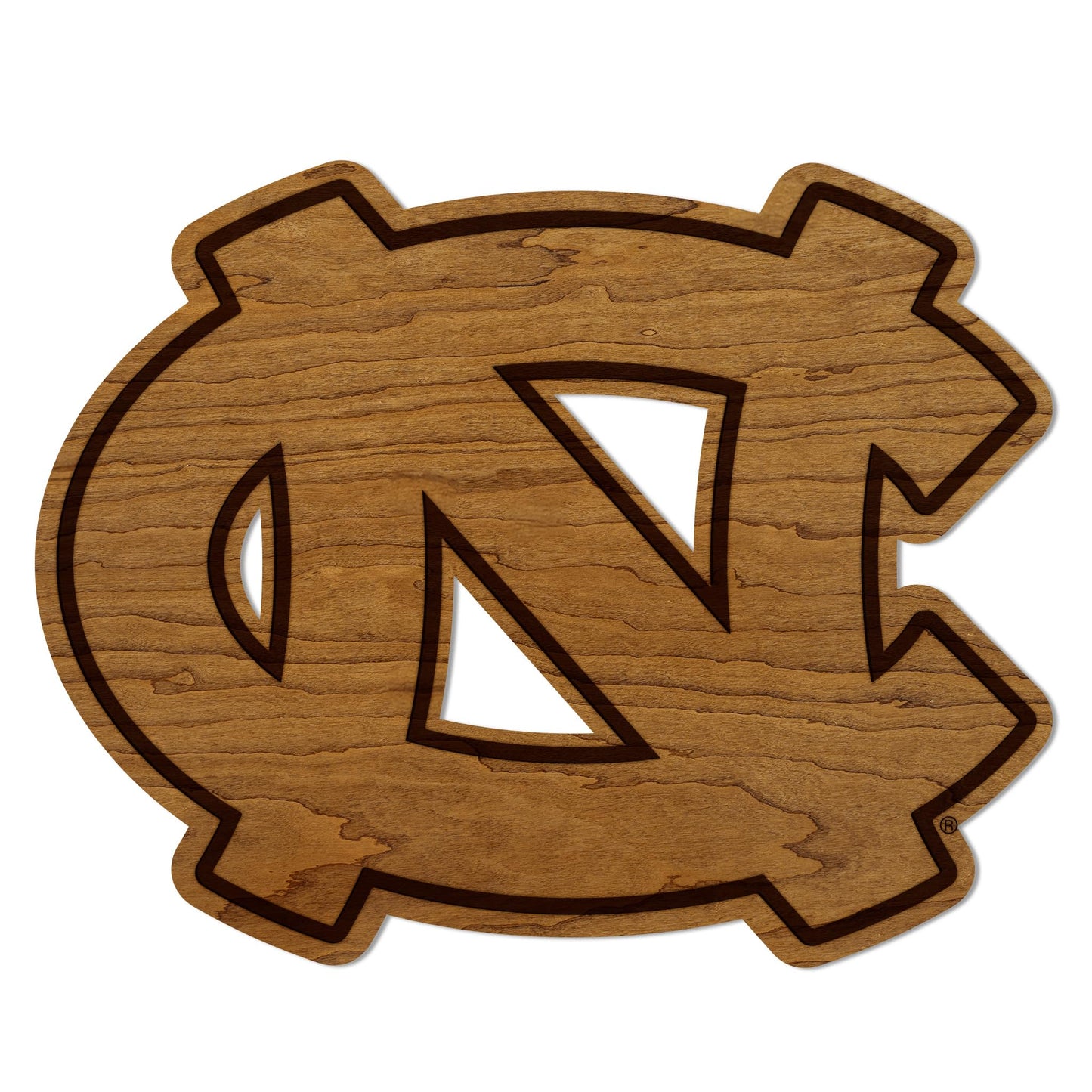LazerEdge Miami Redhawks Wooden Wall Art – Officially Licensed College Decor – Laser-Etched Hanging Sign – Cherry Wood