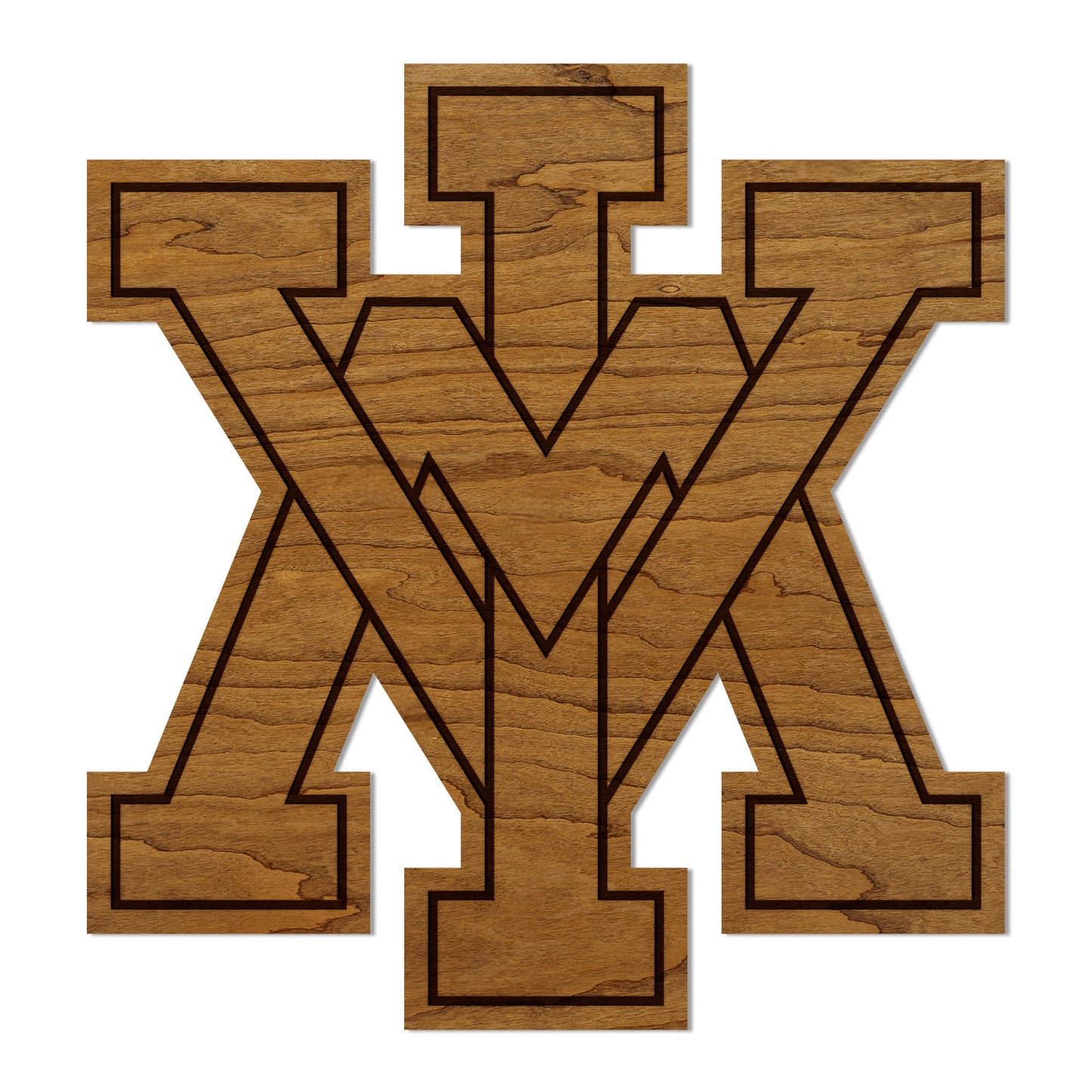 LazerEdge Miami Redhawks Wooden Wall Art – Officially Licensed College Decor – Laser-Etched Hanging Sign – Cherry Wood