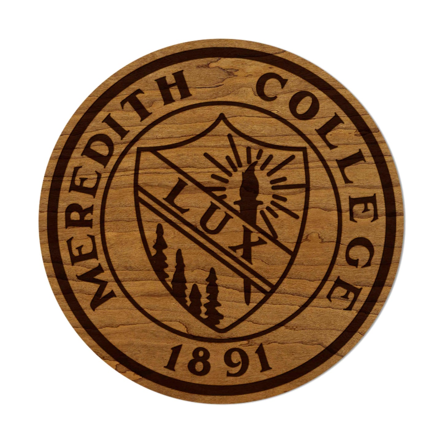 LazerEdge Washington State Cougars Wooden Wall Art – Officially Licensed College Decor – Laser-Etched Hanging Sign – Cherry Wood