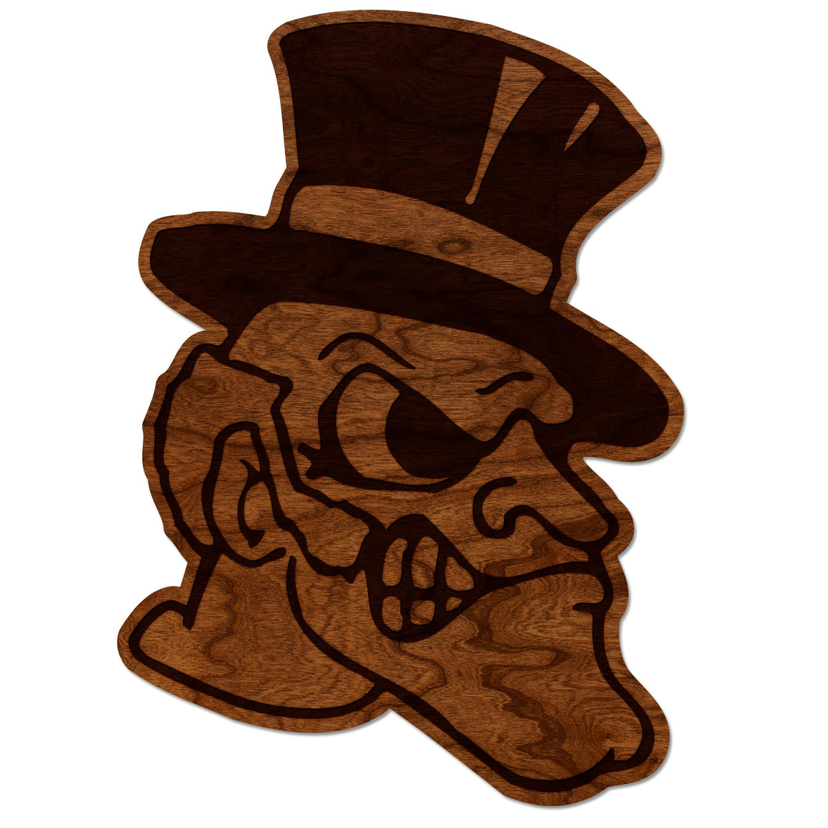 LazerEdge Wake Forest Demon Deacons Wooden Wall Art – Officially Licensed College Decor – Laser-Etched Hanging Sign – Cherry Wood