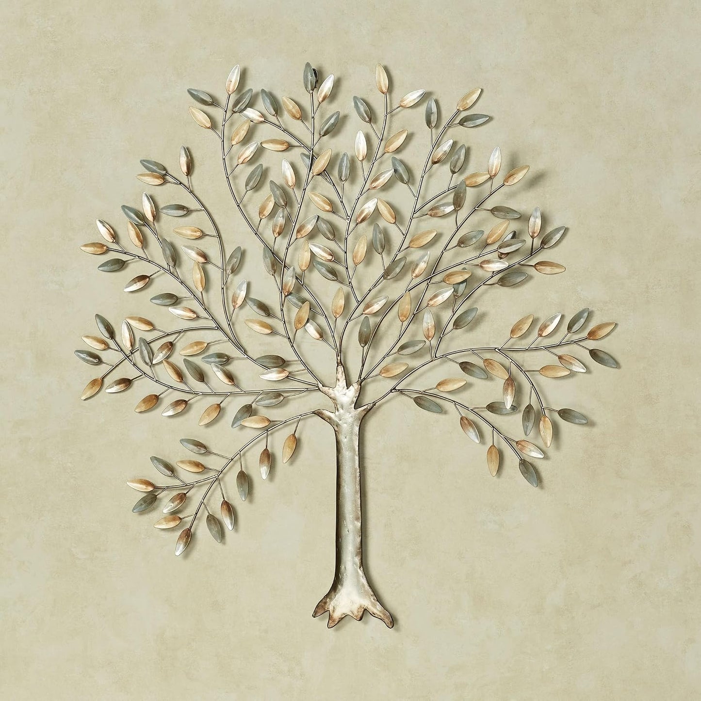 Touch of Class Enchanting Nature Metal Tree Wall Art, Metallic Hues