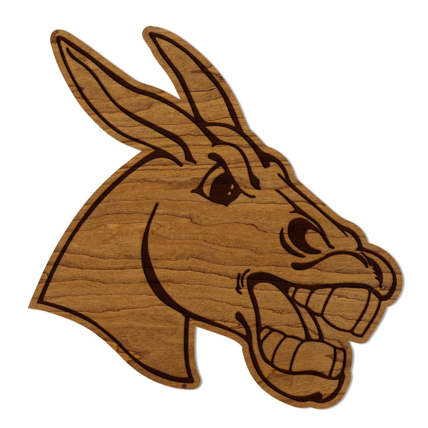 LazerEdge Washington State Cougars Wooden Wall Art – Officially Licensed College Decor – Laser-Etched Hanging Sign – Cherry Wood