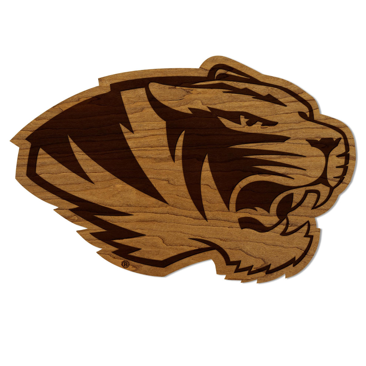LazerEdge Miami Redhawks Wooden Wall Art – Officially Licensed College Decor – Laser-Etched Hanging Sign – Cherry Wood