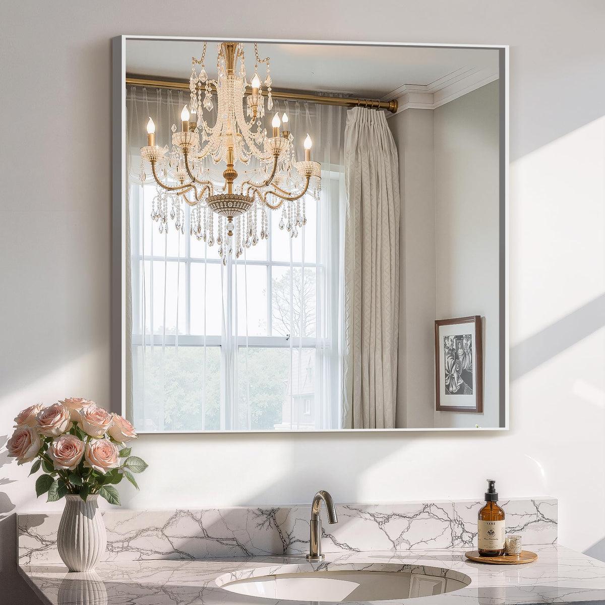 Bathroom Vanity Mirror for Wall 2Pack 36"x24" Bathroom Mirror for Over Sink