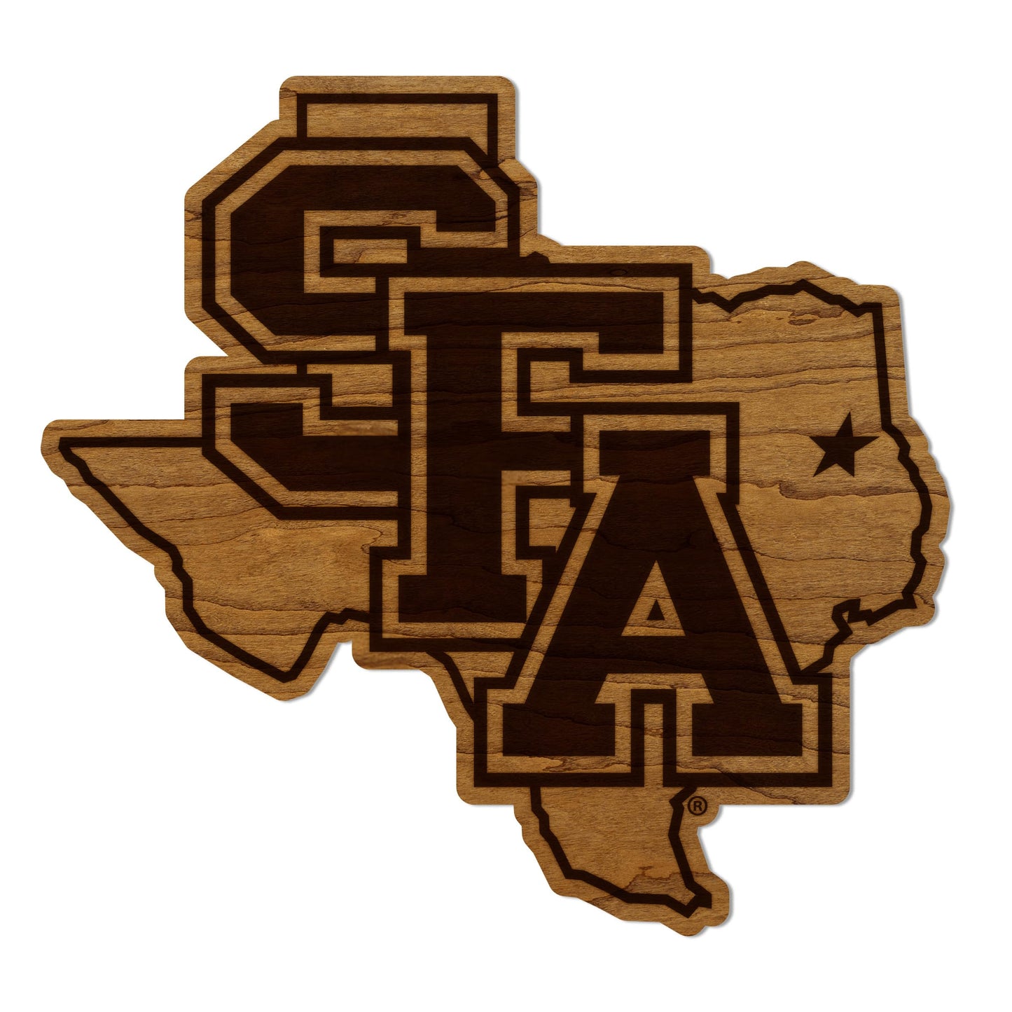 LazerEdge Wake Forest Demon Deacons Wooden Wall Art – Officially Licensed College Decor – Laser-Etched Hanging Sign – Cherry Wood