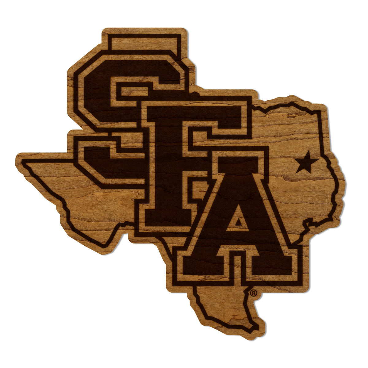 LazerEdge Kansas State Wildcats Wooden Wall Art – Officially Licensed College Decor – Laser-Etched Hanging Sign – Cherry Wood