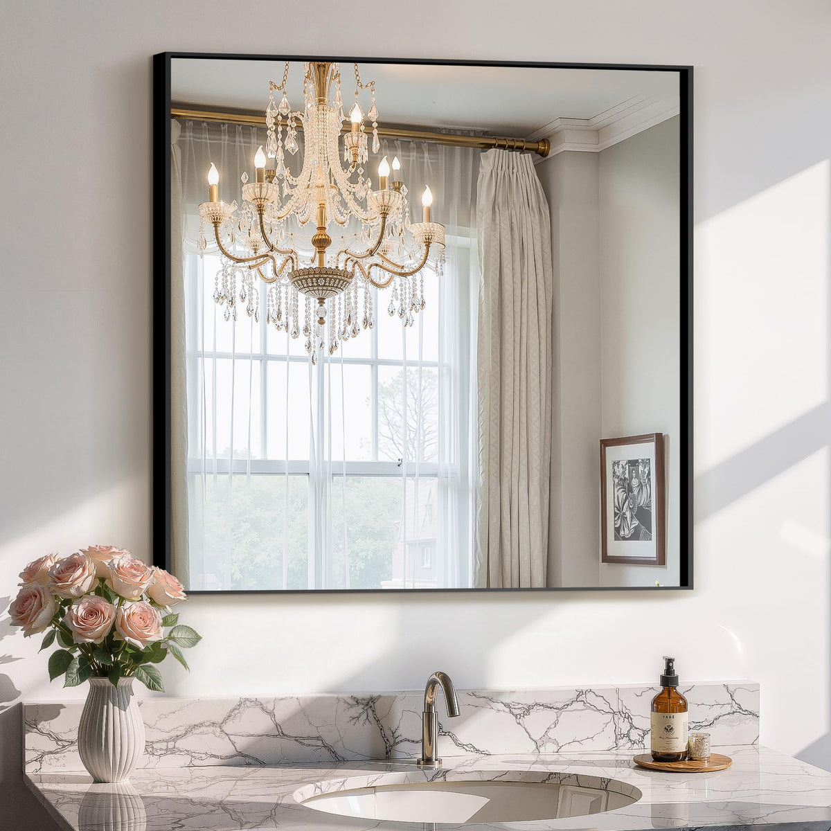 Bathroom Vanity Mirror for Wall 2Pack 36"x24" Bathroom Mirror for Over Sink